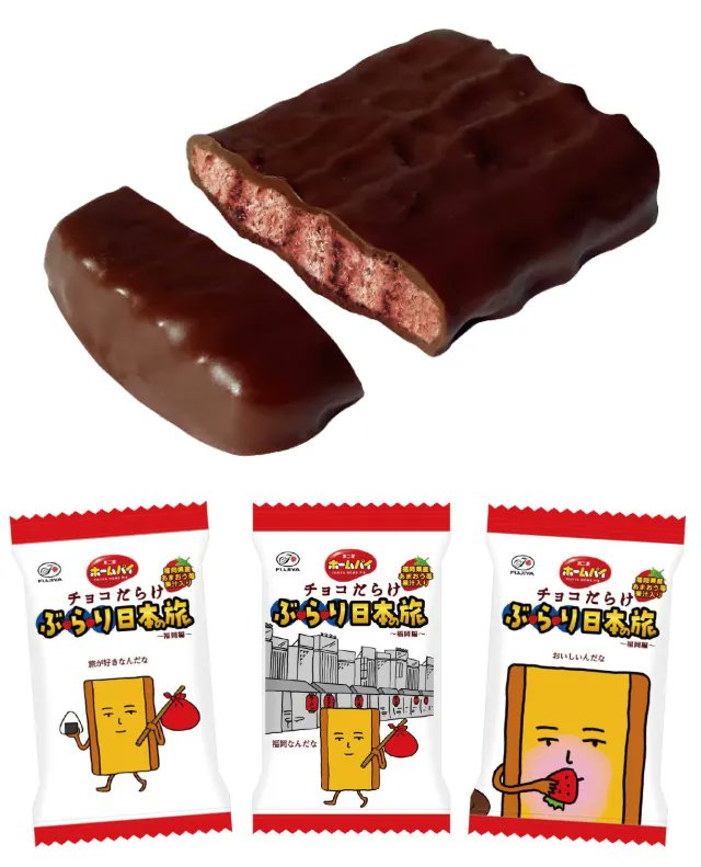 チョコだらけぶらり日本の旅 福岡編の中身の写真