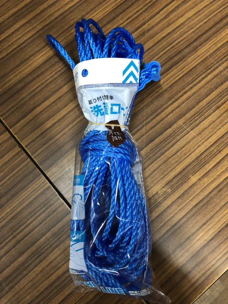 洗濯ロープは何メートルあれば足りますか？
